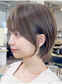 似合わせカット30代40代50代ショートボブくびれレイヤーカット
