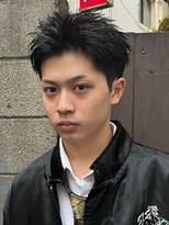 エルマーク 豊中(L-MARK) スパイキーショート/短髪/ツーブロック/メンズ/men's