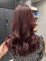 シャルムバイケンジ(Charm.by KENJE)&nbsp;赤髪/艶髪/髪質改善/レッドカラー/レイヤーカット/オージュア