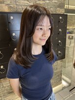 ザザ ZA/ZA 目白&nbsp;【人気組み合わせ】顔まわりレイヤー×透明感カラー