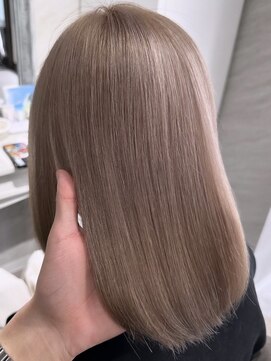 アンベル(ANBEL) レイヤーカット髪質改善ダブルカラーブリーチ西宮ハイライト