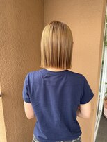 ハピネス 西大寺店(Happiness)&nbsp;サイドバングたっぷりなタンバルモリ/タッセルカット/韓国ボブ