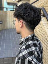 スウェル 押上店(Swell)&nbsp;MEN’S/リバースセンターパート/ニュアンスパーマ/錦糸町駅