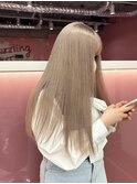 ミルクティーグレージュ/ホワイトグレージュ/小顔ヘア