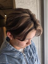 オークプラス(OAK plus+) コントラストハイライト×センターパート