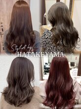 【畠山えりな】肌を綺麗に魅せる透明感カラー＊トレンドを抑えた似合わせデザインで周りと差がつく髪色に♪