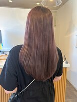 クララジャパン ナベシマ(CLALA JAPAN Nabeshima)&nbsp;グレージュ　艶髪　髪質改善　ブリーチ　ピンクベージュ　韓国風