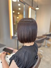 クレイン バイ パプスドコワフュール 宝塚中山寺(Crane by Pap'sde coiffeur)&nbsp;ブラウン艶ボブ♪