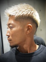 メッツ 原宿(METS)&nbsp;MEN'S/ハイトーン×アップバングショート×フェード