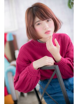 ミック 日暮里店(miq) スパイシー&ガーリーボブ