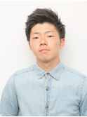 ツーブロックアップバンクショート