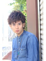 ブークル(boucle)&nbsp;外国人風セミウェット無造作ショートネオウルフ