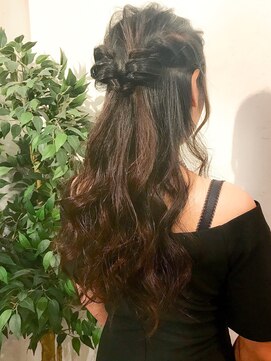 セシルヘア 沖縄店(Cecil hair) ハーフアップ
