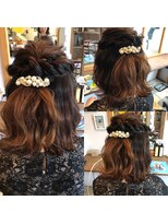 ヘアアンドリラクシングルーム アールフラン(Hair&Relaxingroom arFranc)&nbsp;ハーフアップ