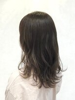 セミウェットウェーブ☆  くすみブルー