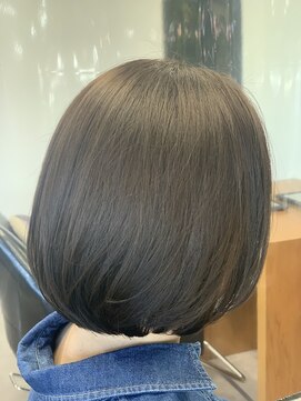 シェル 吉祥寺(shell) 20代30代40代_大人かわいいふんわりボブ_グレーベージュ