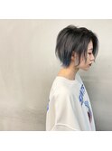#ショートウルフ×ブルーグレー