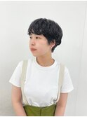 マッシュショートパーマ