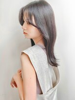 ルエ(rue)&nbsp;10代・20代・30代　グレーベージュ×レイヤーセミ