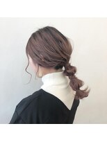 ビューティビースト 上安店(beauty beast) ピンクブラウン×オニオンテイル