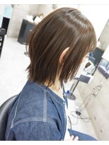 ヘアテリア リュウ 大塚(hair teria ryu) ボブウルフ/ナチュラルブラウン