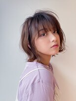【ARTE】表参道/青山　切りっぱなしボブ/ モカブラウン
