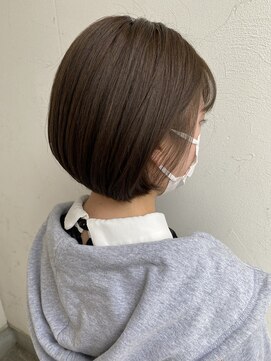 ジュエ ヘアー デザイン(Jue hair design) 秋におすすめオリーブカラー×まるっとボブ