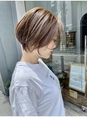 NUDE10代20代30代ウザバング マニッシュショート 耳だしショート