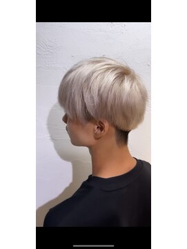 アジールヘア 池袋東口店(agir hair) ホワイトカラージェルカラー透明感池袋10代20代ハイトーン