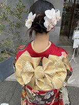 美容室 アイディー i-dee 成人式ヘアアレンジ