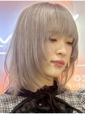 pail silver [新宿駅/イメチェン/ハッシュカット]
