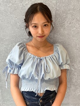アース 三軒茶屋店(HAIR&MAKE EARTH) 三軒茶屋_レディース_ミディアム_ヘアアレンジ_ヘアセット_ボブ