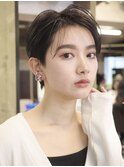 大人マッシュショート／丸みショート／イメチェン／30代40代50代