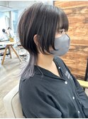 ウルフショート　インナーカラー　熊本　ruen 山田大貴