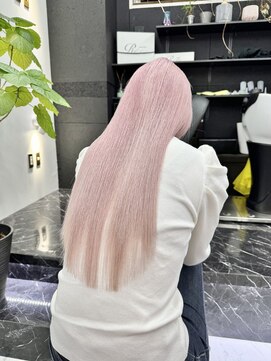 チュダック(ChuDuck) 韓国風《ペールピンク》ハイトーン/ケアブリーチ/ダブルカラー