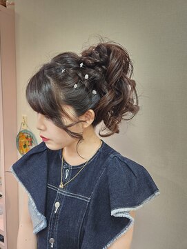 美容室イーナ(e na) 華やかアップ