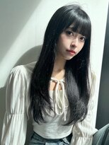 ユーフォリア 青山(Euphoria)&nbsp;20代30代大人美人小顔ブリーチなし韓国ヘアアッシュブラック