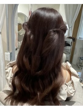 インスヘアー 梅田(INCE HAIR) 暖色ブラウン×ハーフツイン