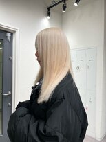 イノセンス 西宮北口店(innocence) 抜きっぱなしブリーチ/ホワイトブロンド