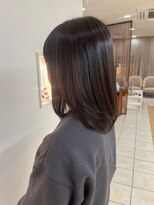 クオリス 上板橋店(QUALIS) ブリーチなし暖色カラーナチュラルブラウンミディアムレイヤー