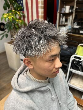 メンズグルーミングナンバーナイン(MEN'S GROOMING NUMBER NINE) ホワイトメッシュ/ツイストスパイラル/U24学割