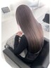 透明感カラー＋ブリーチ＋MYFORCEトリートメント￥18000