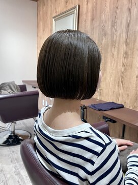 ラル(Lull) 【奥山敬大】オリーブカラー/ミニボブ