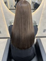 ルノン(LUNON) ホワイトグレージュミニウルフチェリーブラウンデジタルパーマ