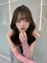 ボタン ハカタ(VOTAN hakata) 【中村珠梨】顔周りカット/シースルーぱっつん/韓国ヘア