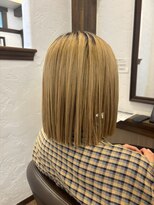 アミリー ひたち野うしく店(Amily)&nbsp;ハイライトバレイヤージュダブルカラーケアブリーチ20代30代