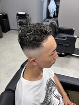 アケタ(AKETA)&nbsp;極道パーマ&ホワイトメッシュ