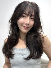 ワンズ リー 上大岡店(One's ly) 前髪/アンブレラカラー/こなれミディ/イメチェン/ウェーブパーマ