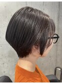 ハイライト/インナーカラー/白髪ぼかし/ハイライト/ショート
