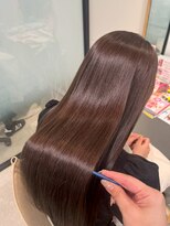 ファムバイアヴァンス(Femme by AVANCE.) 美髪ストレート×ブラウンロングココアベージュ